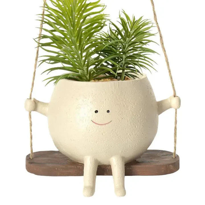 Pot de Plante Balançant Heureux