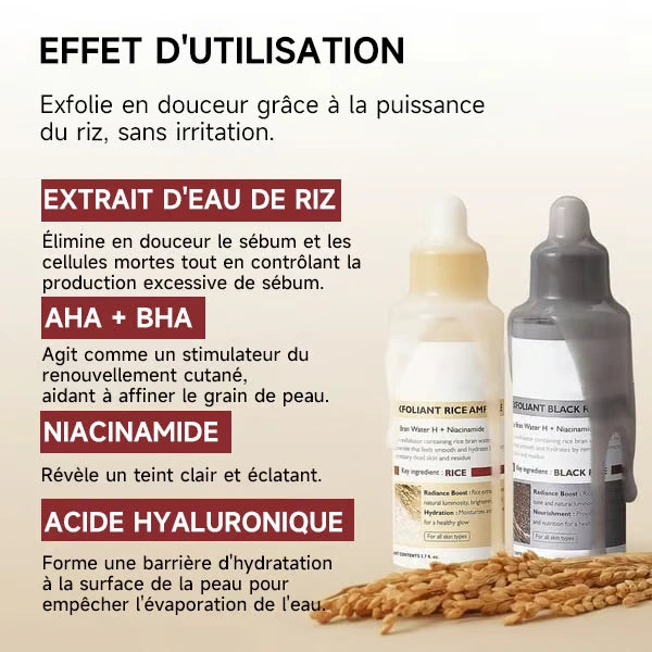 DERNIER JOUR 49% DE RÉDUCTION🔥 Duo d'Ampoules Peel Shot Glow au Riz