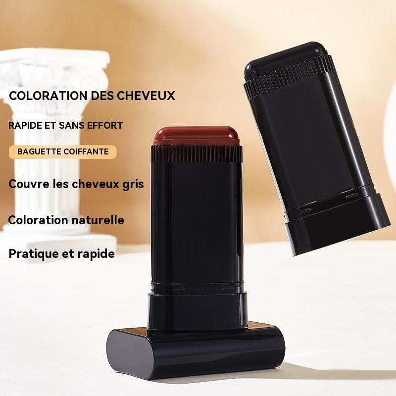 SoilBoost™ Peigne pour coloration capillaire Jetable, facile à utiliser, portable pour des retouches rapides - Couvre les cheveux gris, résiste à la décoloration et aux paquets