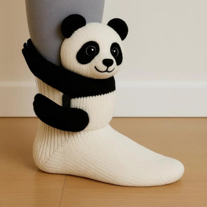 Chaussettes Animales Tricotées 3D