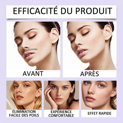 Vente du dernier jour 50% de réduction | SoilBoost™ Crème dépilatoire douce et indolore pour le visage