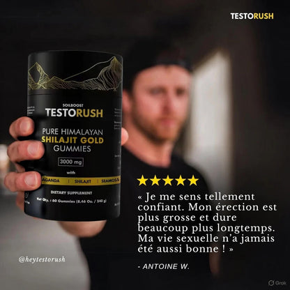 SOILBOOST TESTORUSH | Votre boost quotidien de testostérone