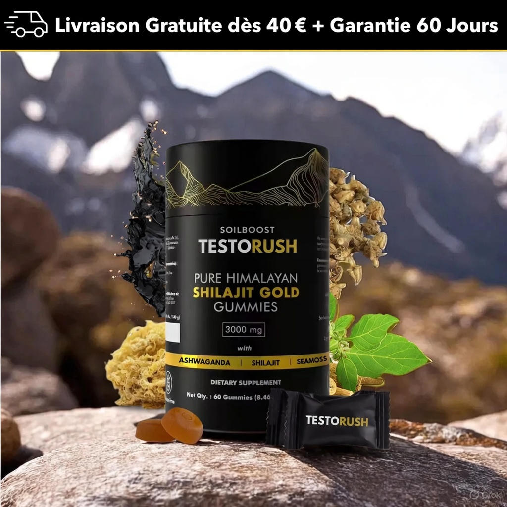 SOILBOOST TESTORUSH | Votre boost quotidien de testostérone