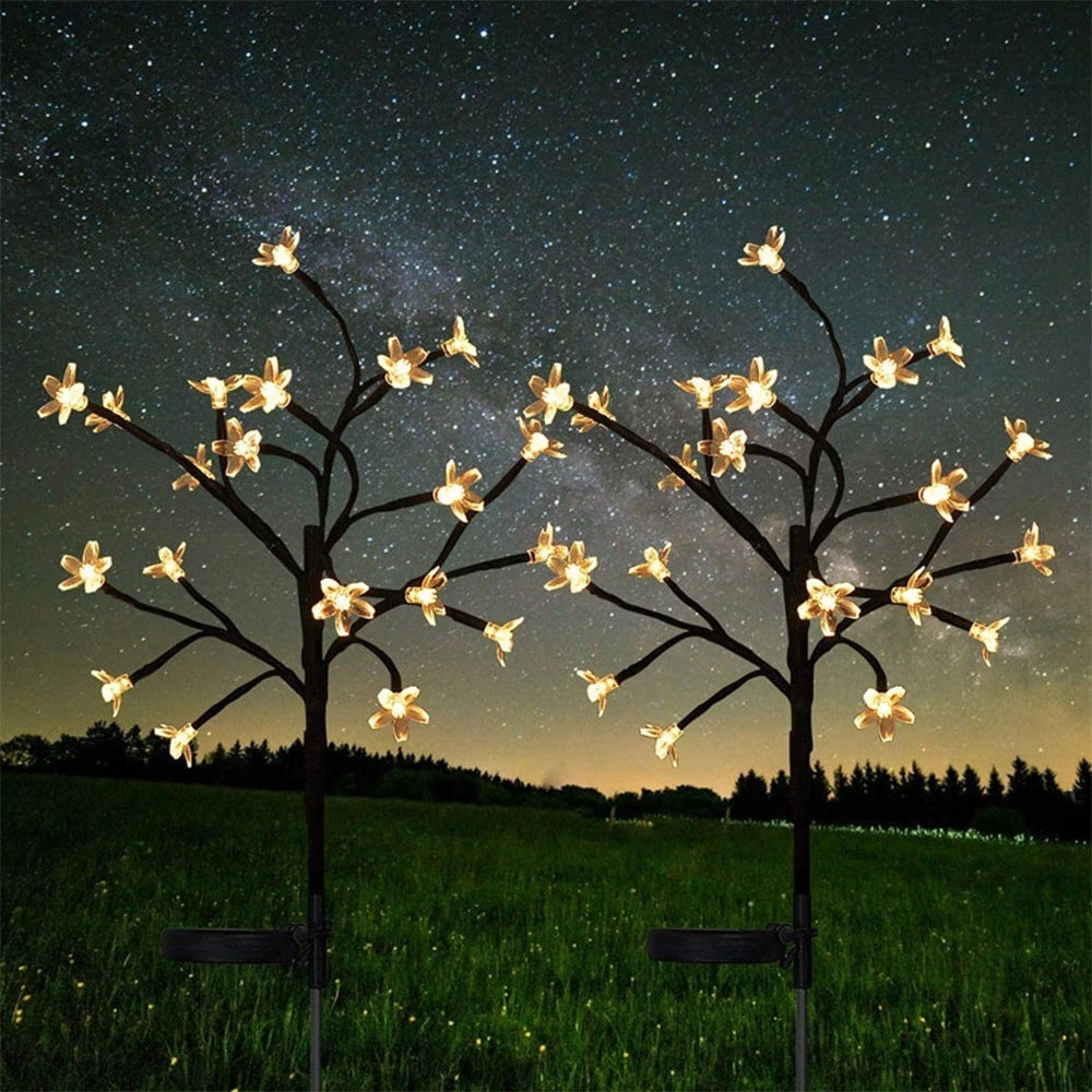 🌸 Lumières solaires de jardin Cherry Blossom