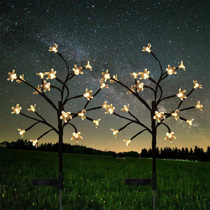 🌸 Lumières solaires de jardin Cherry Blossom