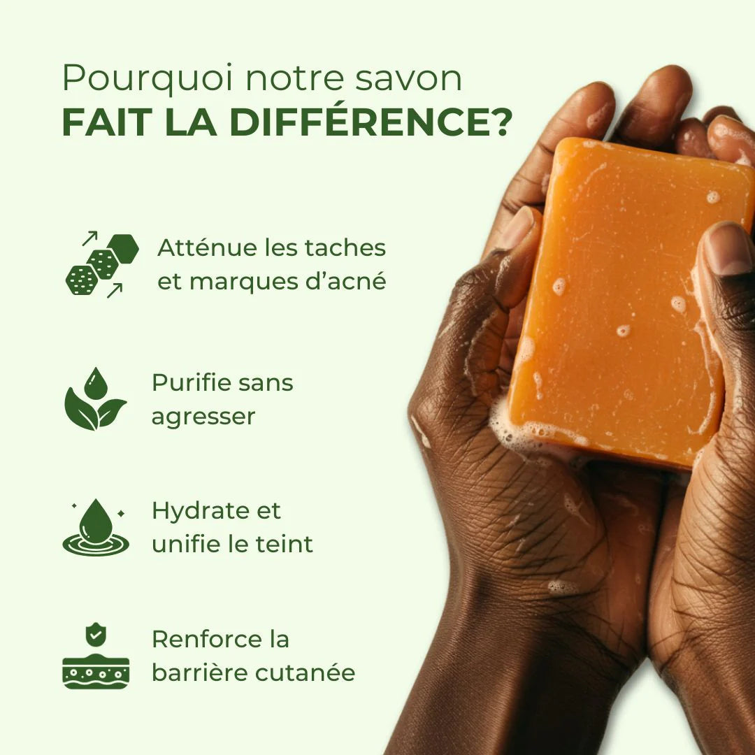 Savon Éclat au Curcuma