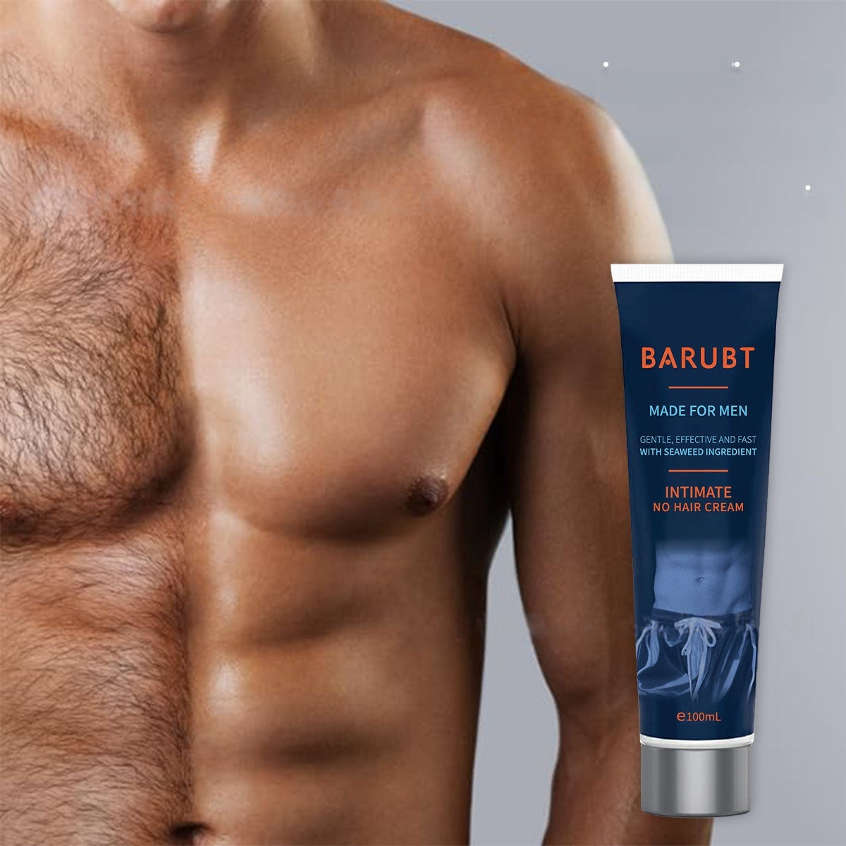 🧴 ACHETEZ-EN 1, OBTENEZ-EN 1 GRATUITEMENT ! ✨ Crème dépilatoire à action rapide BARUBT™ pour hommes – Peau lisse, sans irritation et formule nourrissante 🌿