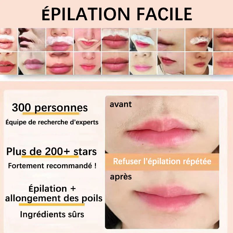 Vente du dernier jour 50% de réduction | SoilBoost™ Crème dépilatoire douce et indolore pour le visage