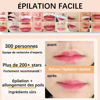Vente du dernier jour 50% de réduction | SoilBoost™ Crème dépilatoire douce et indolore pour le visage