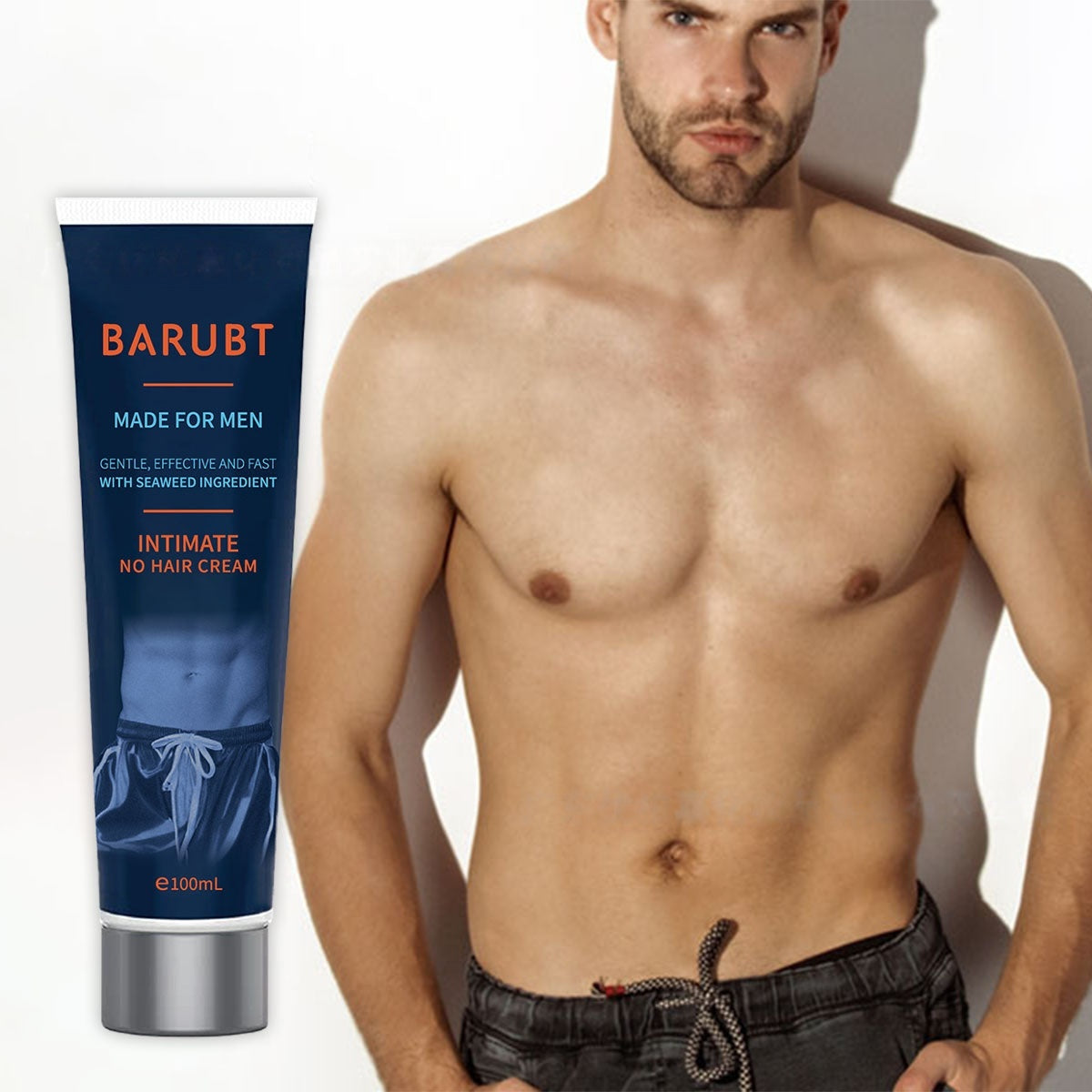 🧴 ACHETEZ-EN 1, OBTENEZ-EN 1 GRATUITEMENT ! ✨ Crème dépilatoire à action rapide BARUBT™ pour hommes – Peau lisse, sans irritation et formule nourrissante 🌿