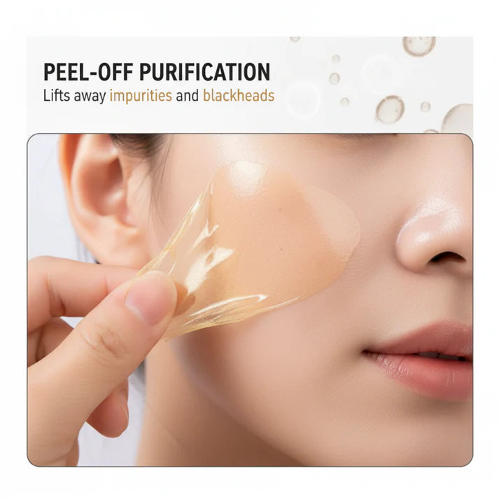 Masque visage peel-off hydratant lissant