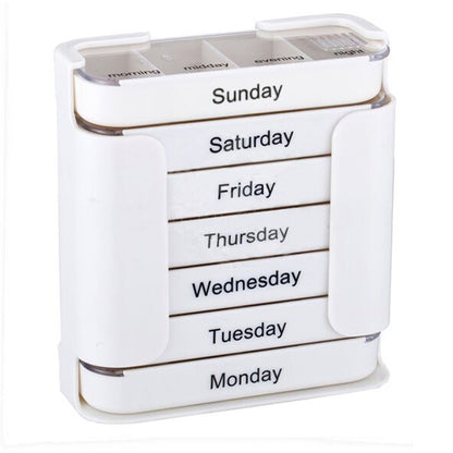 💊 Restez sur la bonne voie - ✨Organisateur de médicaments pour 7 jours - Pour une gestion sans effort de votre santé ! 📅
