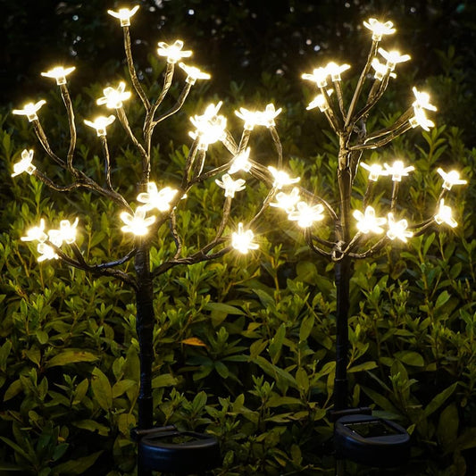 🌸 Lumières solaires de jardin Cherry Blossom
