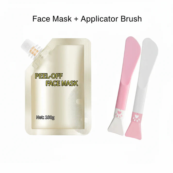 Masque visage peel-off hydratant lissant