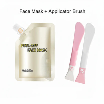 Masque visage peel-off hydratant lissant