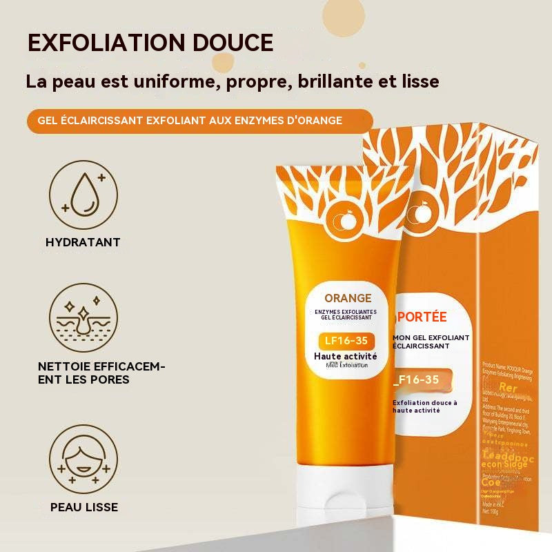 SoilBoost™ Gel exfoliant aux enzymes d'orange – Peeling nettoyant pour le visage