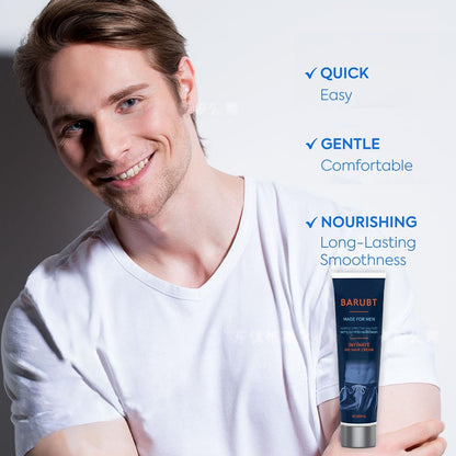 🧴 ACHETEZ-EN 1, OBTENEZ-EN 1 GRATUITEMENT ! ✨ Crème dépilatoire à action rapide BARUBT™ pour hommes – Peau lisse, sans irritation et formule nourrissante 🌿