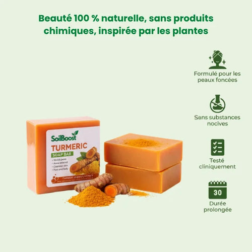 Savon Éclat au Curcuma