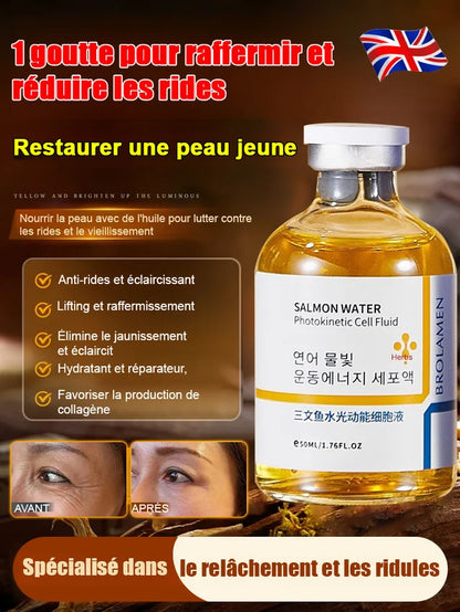 Sérum anti-rides hydratant au saumon