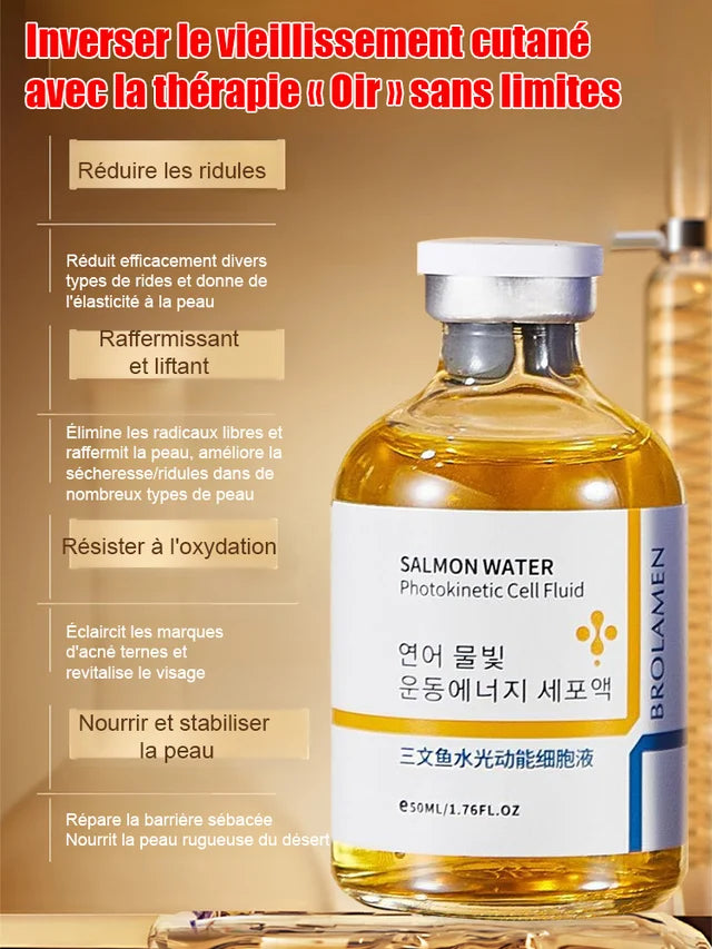 Sérum anti-rides hydratant au saumon