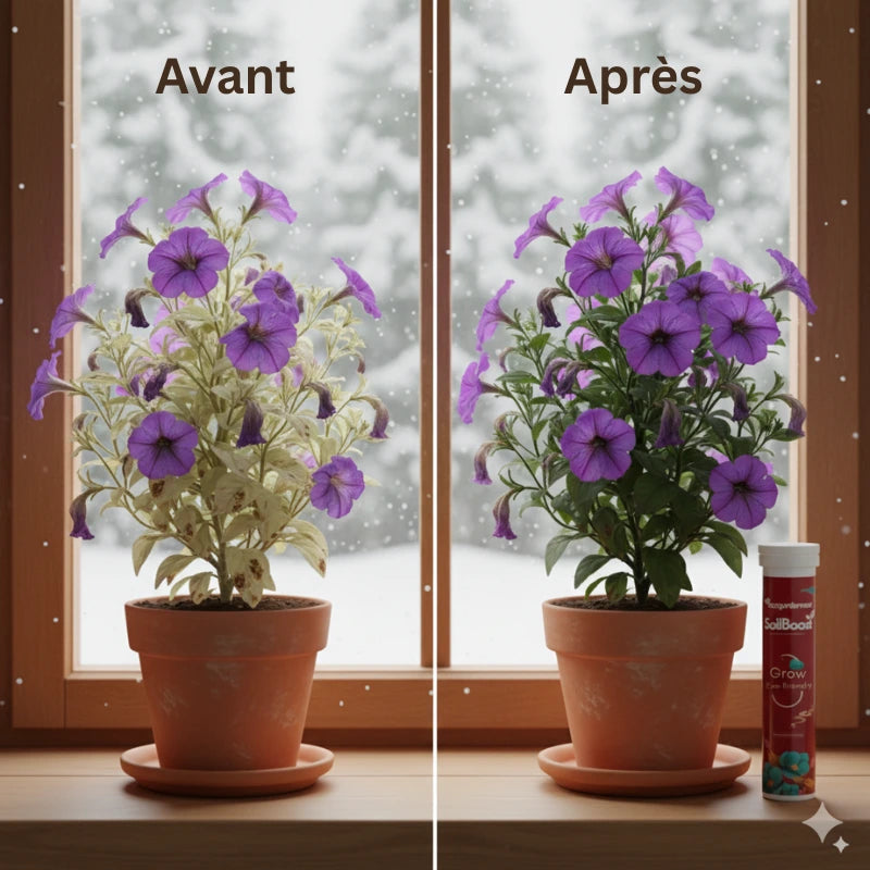 SoilBoost™ Engrais Hivernal pour Plantes | Garde vos plantes saines et florissantes tout l’hiver