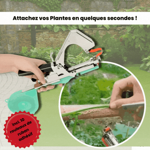 Machine à lier les plantes Tie Up Pro™ | Incl. 10 rouleaux de ruban adhésif| 50% DE RÉDUCTION SE TERMINE AUJOURD'HUI