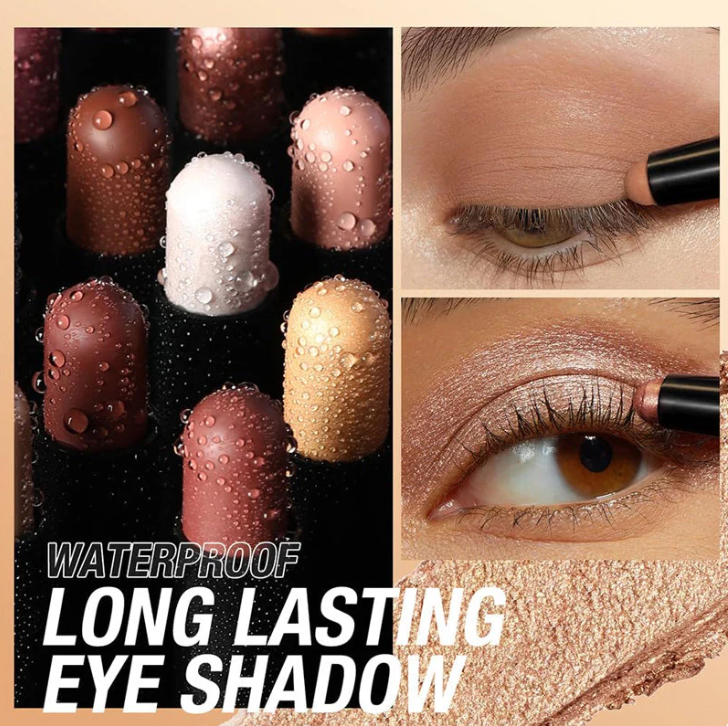 🤩AUJOURD'HUI SEULEMENT - POUR 8 PIÈCES !!🎄PLUS DE 50 000 UNITÉS VENDUES ! 🎁✨8 couleurs de fards à paupières pailletés en stick, waterproof, longue tenue et multi-usage