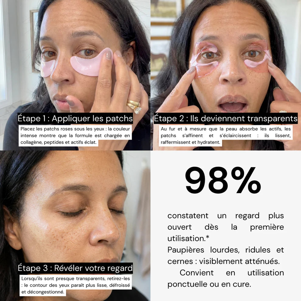 Patchs Yeux InstaLift au PDRN & Collagène