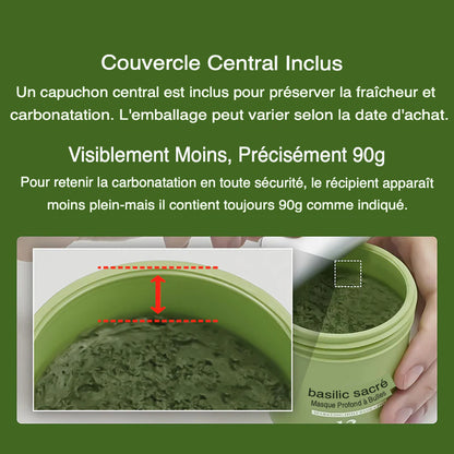 Masque moussant SoilBoost™ au basilic sacré
