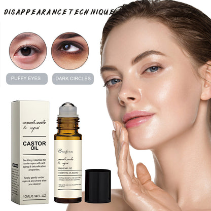 SoilBoost™ Sérum contour des yeux à l'huile de ricin – Traitement anti-cernes et anti-poches