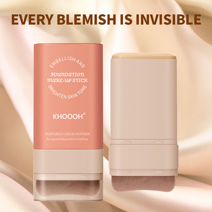 🔥Vente chaude🔥Bâton de Fond de Teint Mat Velouté avec Brosse Fine