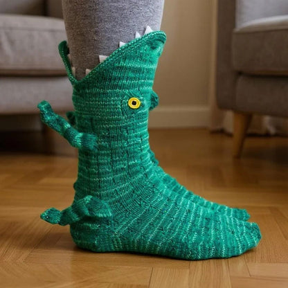 Chaussettes Animales Tricotées 3D