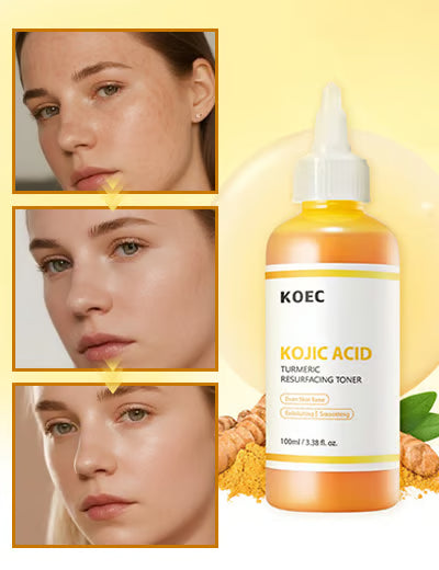 Tonic Éclat Curcumine & Acide Kojique: Réduit visiblement les taches brunes et révèle une peau plus lumineuse