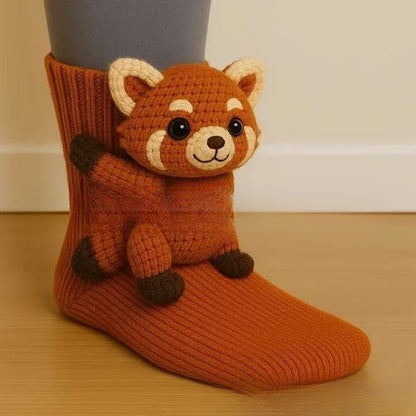 Chaussettes Animales Tricotées 3D