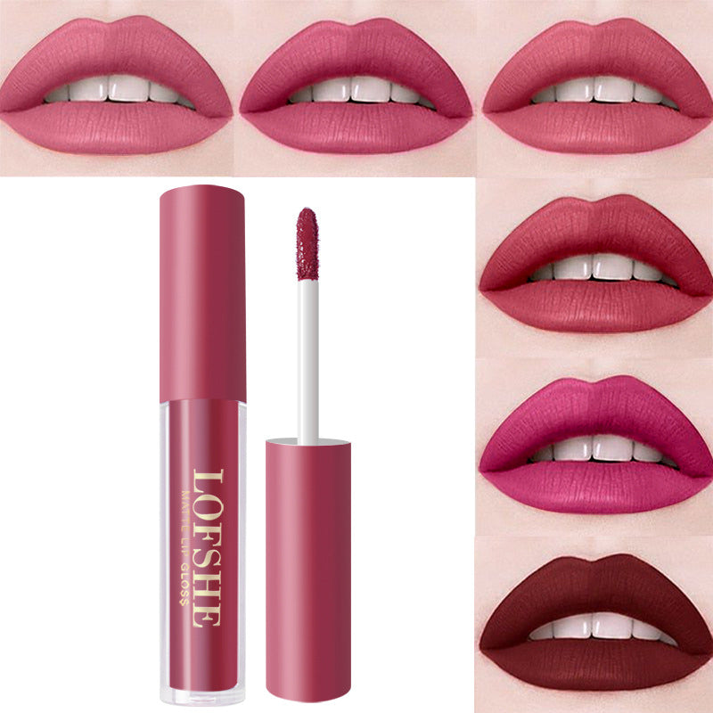 LOFSHE™ Rouge à lèvres mat 6 couleurs - Longue tenue et résistant à l'eau