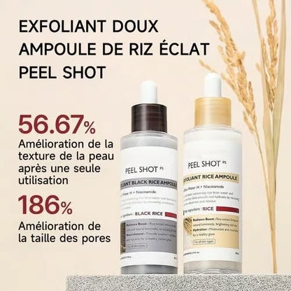 DERNIER JOUR 49% DE RÉDUCTION🔥 Duo d'Ampoules Peel Shot Glow au Riz