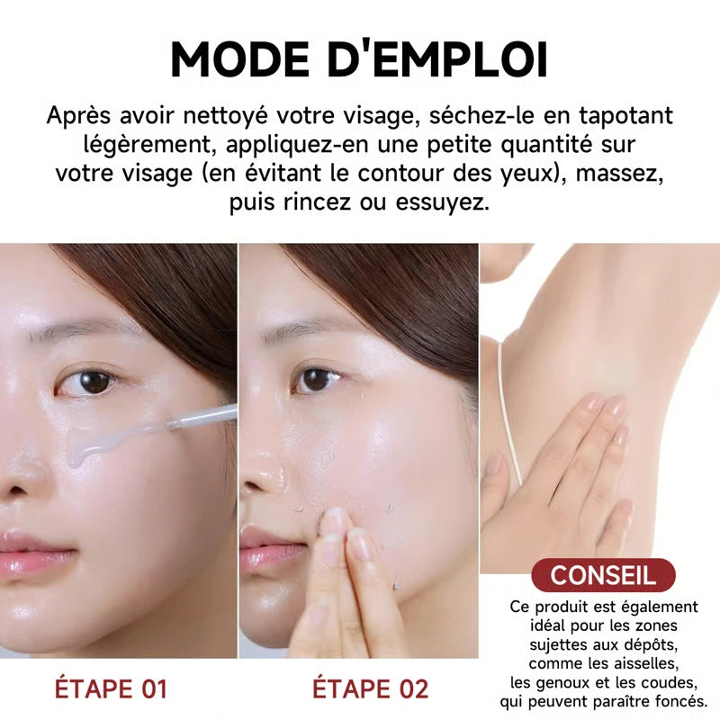 DERNIER JOUR 49% DE RÉDUCTION🔥 Duo d'Ampoules Peel Shot Glow au Riz