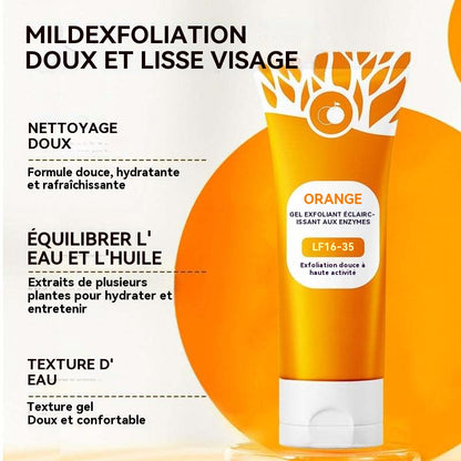SoilBoost™ Gel exfoliant aux enzymes d'orange – Peeling nettoyant pour le visage