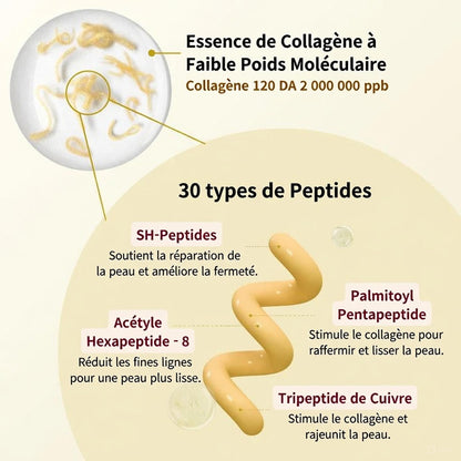 Ampoule Peptides de collagène pur - Lifting & Botox Naturel