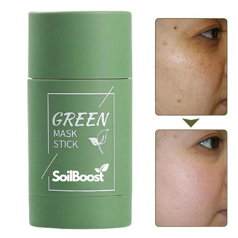 Masque purifiant antibactérien SoilBoost™ à l'extrait de thé vert