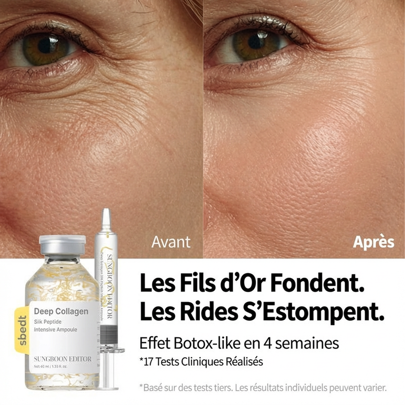 Ampoule Peptides de collagène pur - Lifting & Botox Naturel