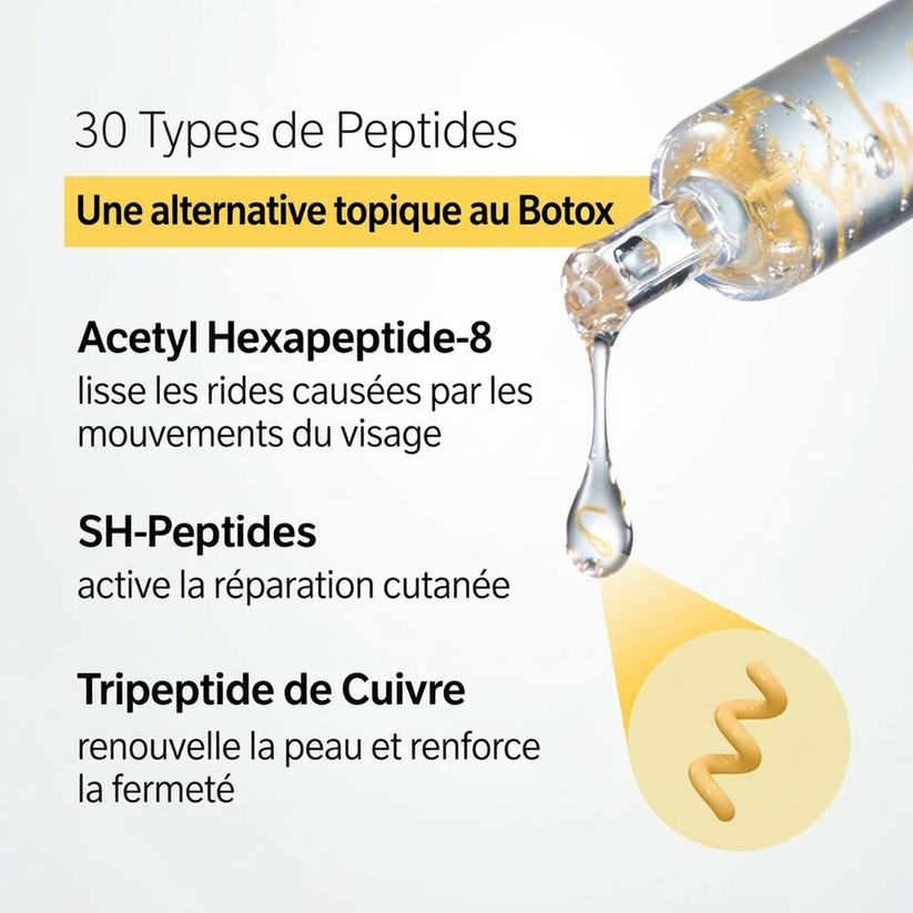 Ampoule Peptides de collagène pur - Lifting & Botox Naturel