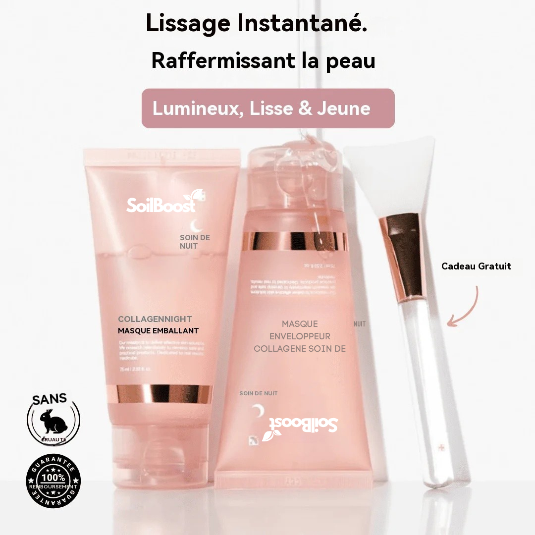 Masque de nuit enveloppant au collagène SoilBoost™