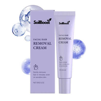 Vente du dernier jour 50% de réduction | SoilBoost™ Crème dépilatoire douce et indolore pour le visage