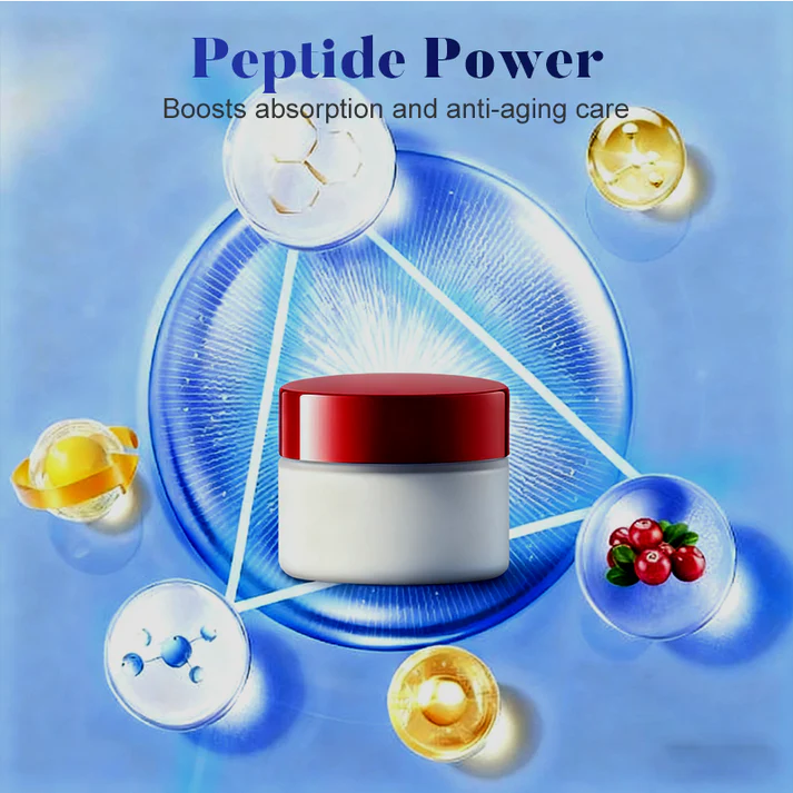 🌟 Crème Élégance Intemporelle ✨ – Formule avancée à base de peptides pour lisser les rides, raffermir la peau et redonner un éclat de jeunesse ! 🧬✨