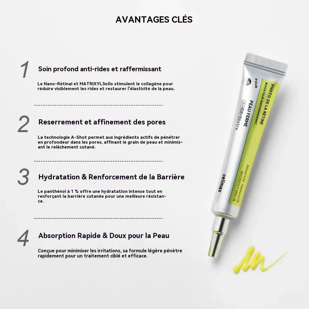 Lifting, raffermissement et éclat - Crème Celimax Retinal Glow boosting Cream