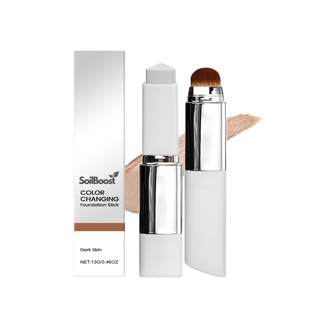 Fond de teint SoilBoost™ 2 en 1 avec pinceau intégré