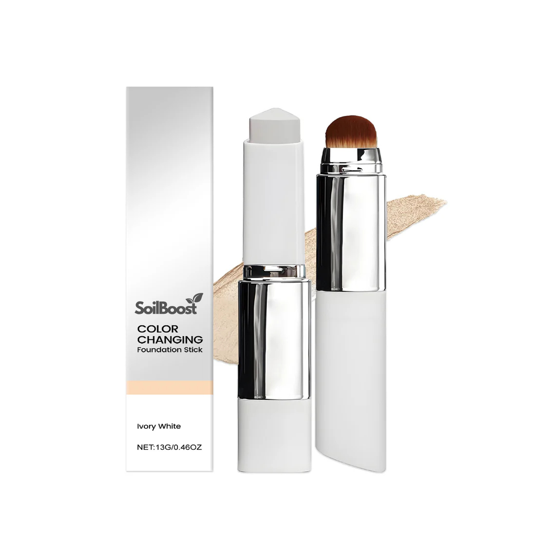 Fond de teint SoilBoost™ 2 en 1 avec pinceau intégré