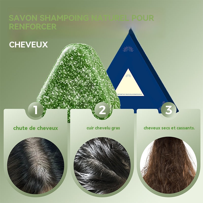 💥50 % de réduction⏰Shampooing Solide Renforçant à la Composition Naturelle🧼