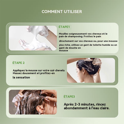 💥50 % de réduction⏰Shampooing Solide Renforçant à la Composition Naturelle🧼